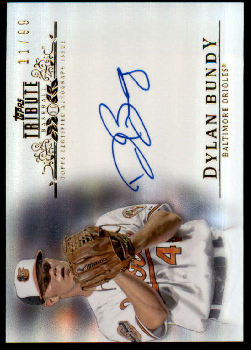 Dylan Bundy Card 2013 Topps Tribute Autographs #DB2  Image 1
