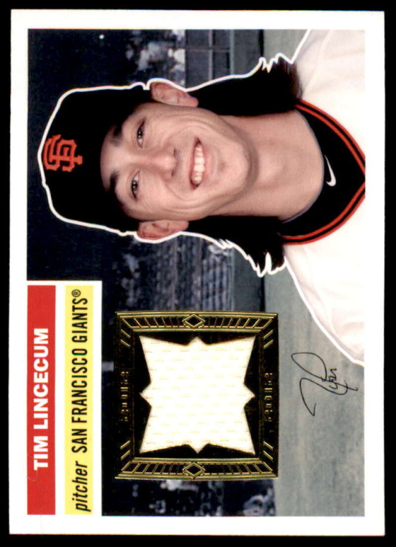 Tim Lincecum Card 2012 Topps Archives Relics #TL  Image 1