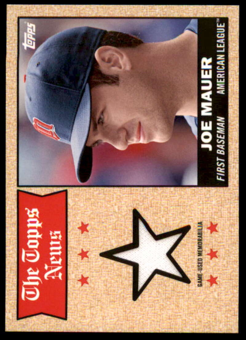Joe Mauer Card 2014 Topps Archives Relics #68TRJM  Image 1