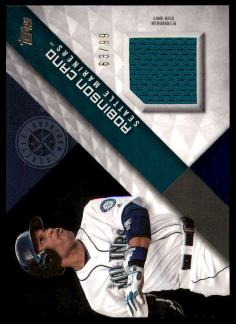 Robinson Cano S2 Card 2018 Topps Major League Materials Black #MLMRC  Image 1