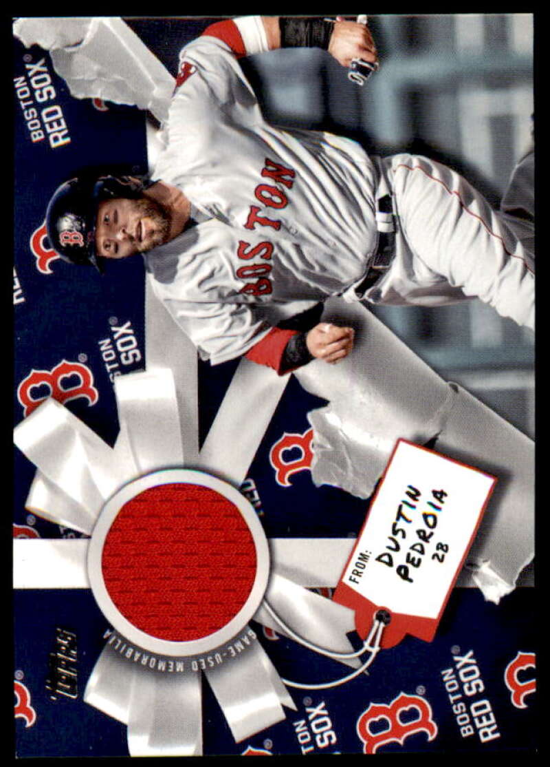Dustin Pedroia Card 2019 Topps Walmart Holiday Relics #WHRDP  Image 1