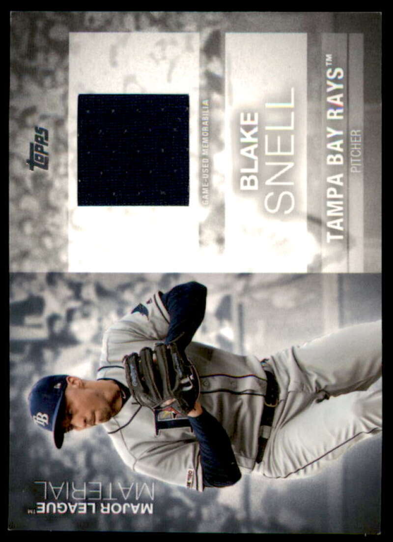 Blake Snell Card 2020 Topps Major League Materials #MLMBS  Image 1