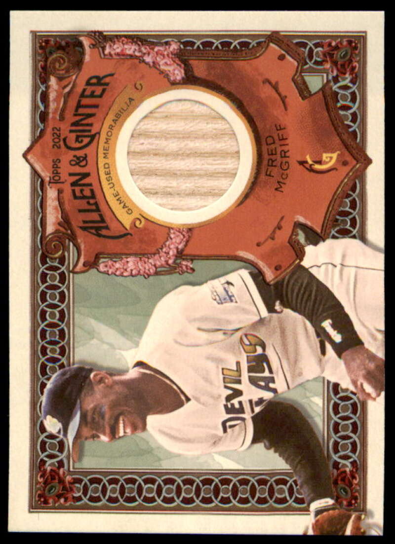 Fred McGriff Card 2022 Topps Allen and Ginter Relics #AGRAFM  Image 1