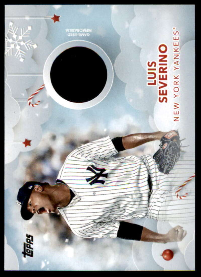 Luis Severino Card 2020 Topps Walmart Holiday Relics #WHRLS  Image 1