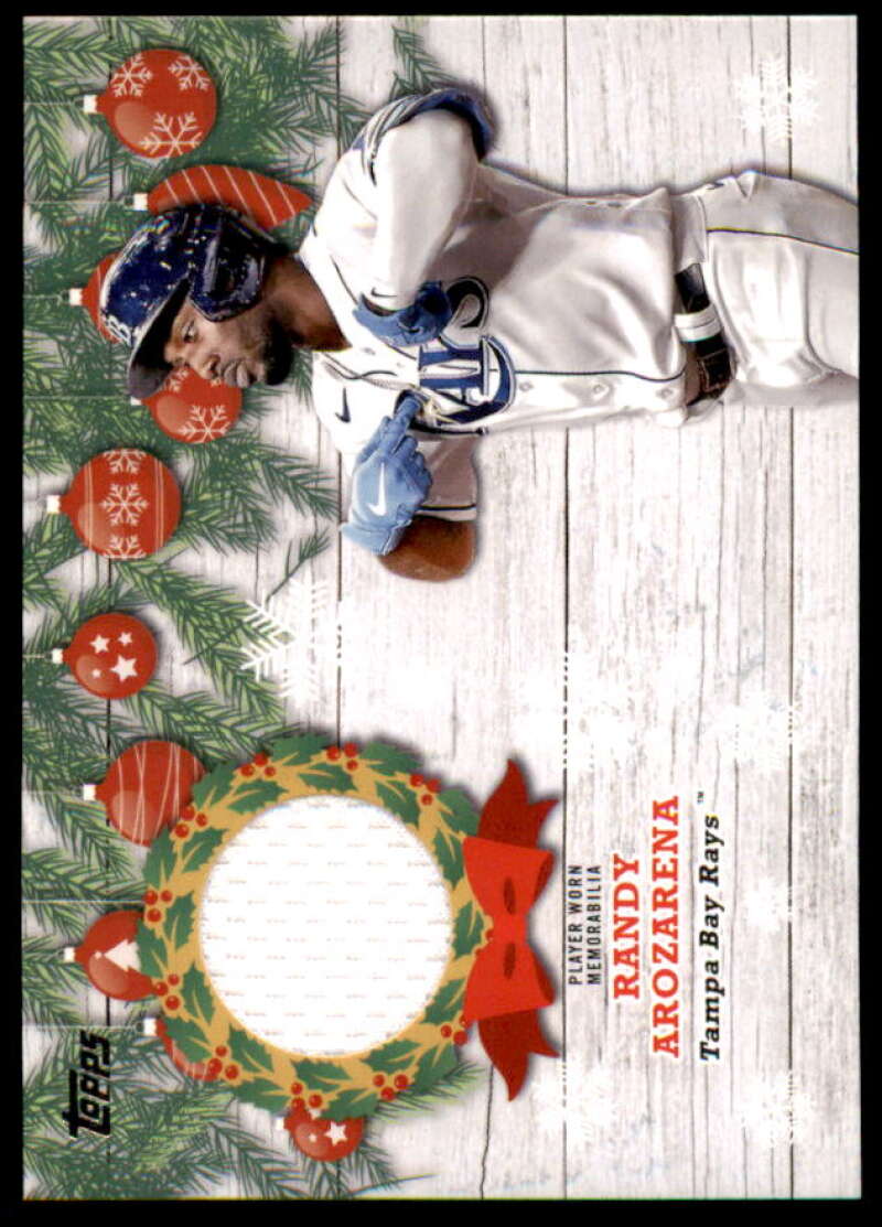 Randy Arozarena Card 2021 Topps Walmart Holiday Relics #WRCRA  Image 1
