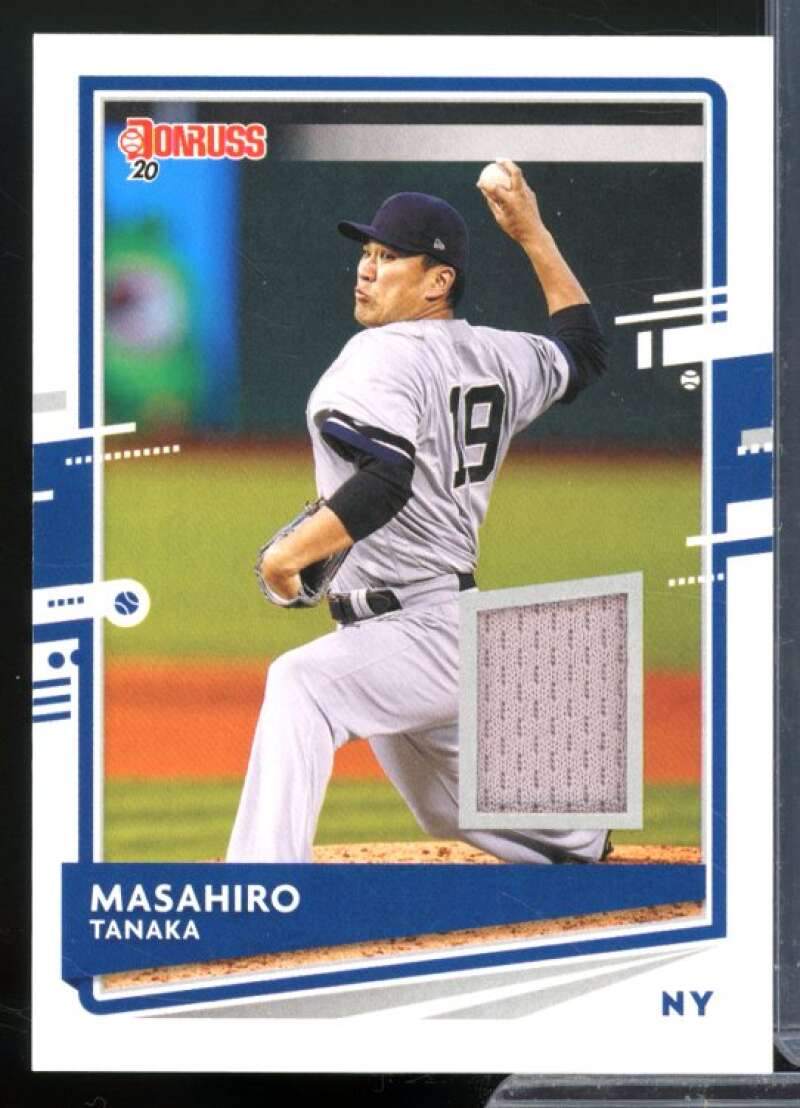 Masahiro Tanaka Card 2020 Donruss Materials #8  Image 1