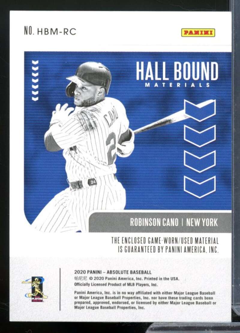 Robinson Cano Card 2020 Absolute Hall Bound Materials #10  Image 2