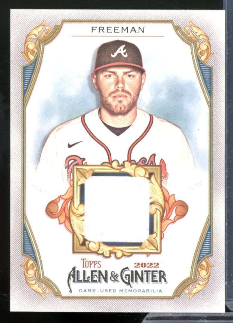 Freddie Freeman Card 2022 Topps Allen and Ginter Relics #AGRBFF  Image 1