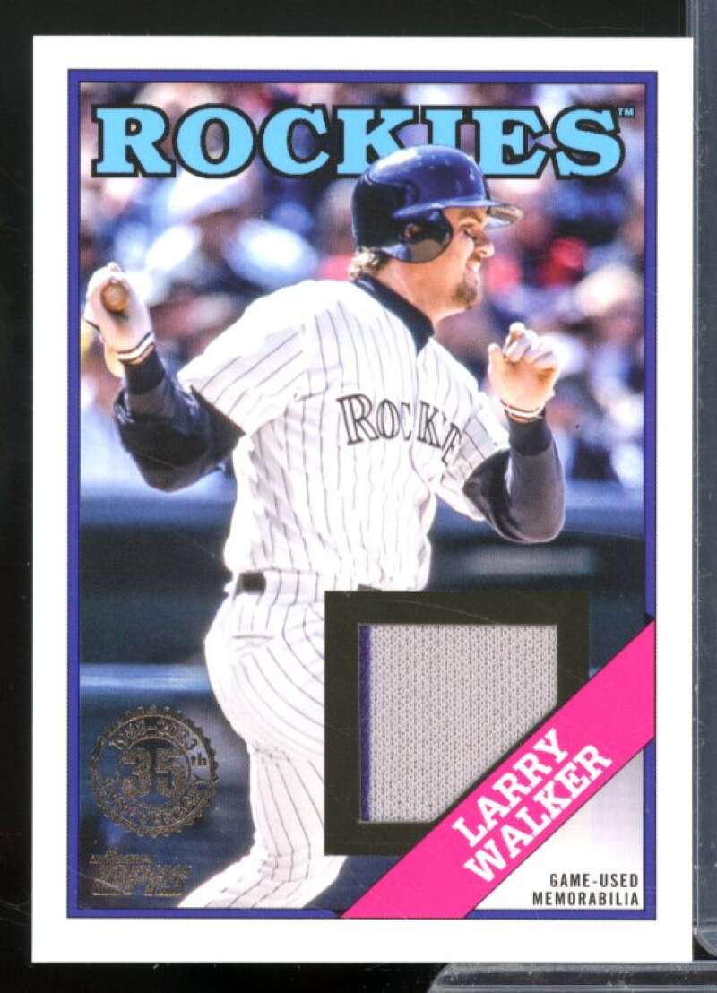 Larry Walker Card 2023 Topps '88 Topps Relics #88RLW  Image 1