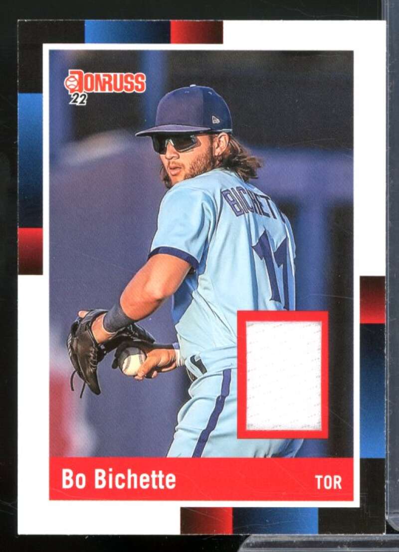 Bo Bichette Card 2022 Donruss Retro '88 Materials #4  Image 1