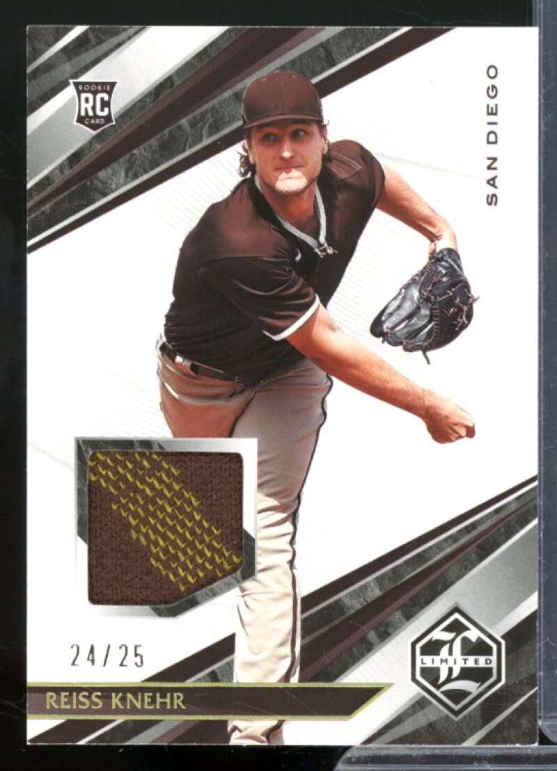 Reiss Knehr Rookie Card 2022 Panini Chronicles Limited Swatches Holo Gold #30  Image 1