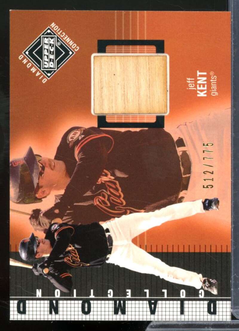 Jeff Kent DC Bat Card 2002 Upper Deck Diamond Connection #393  Image 1