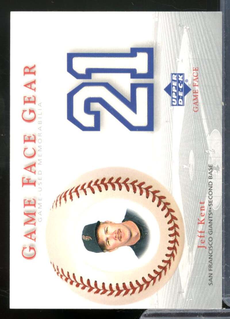 Jeff Kent Card 2003 Upper Deck Game Face Gear #JK  Image 1
