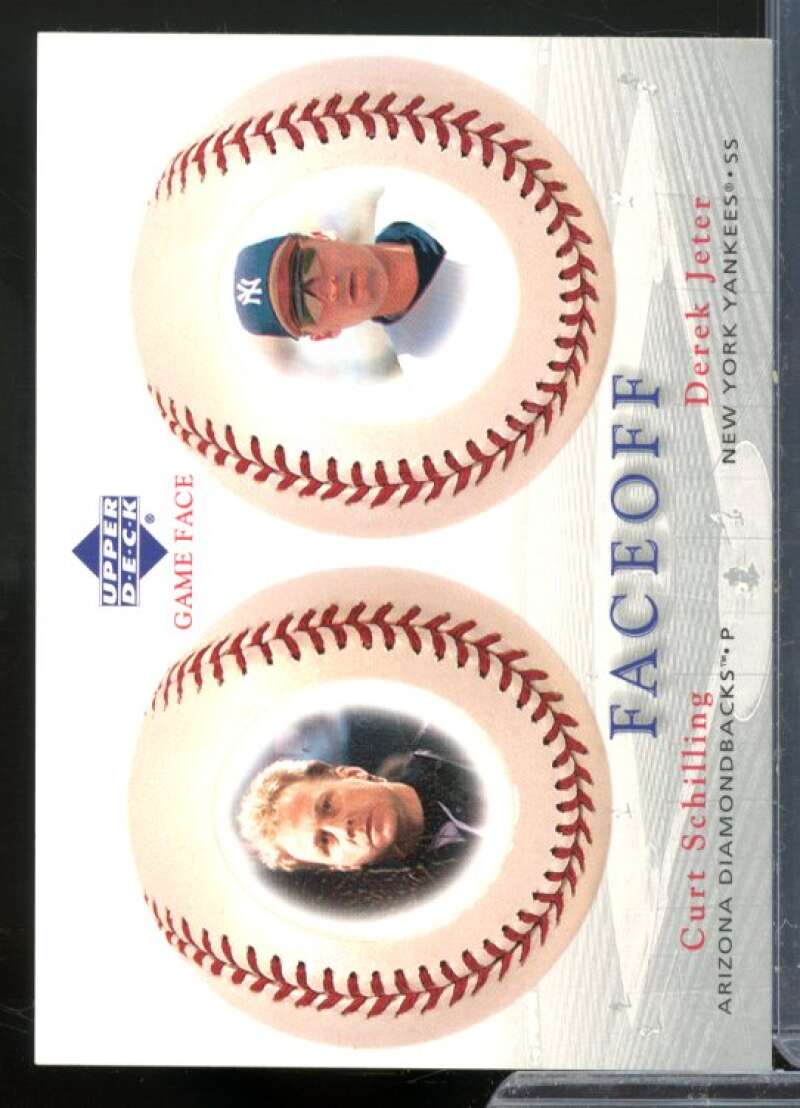 Curt Schilling/Derek Jeter Card 2003 Upper Deck Game Face #182  Image 1