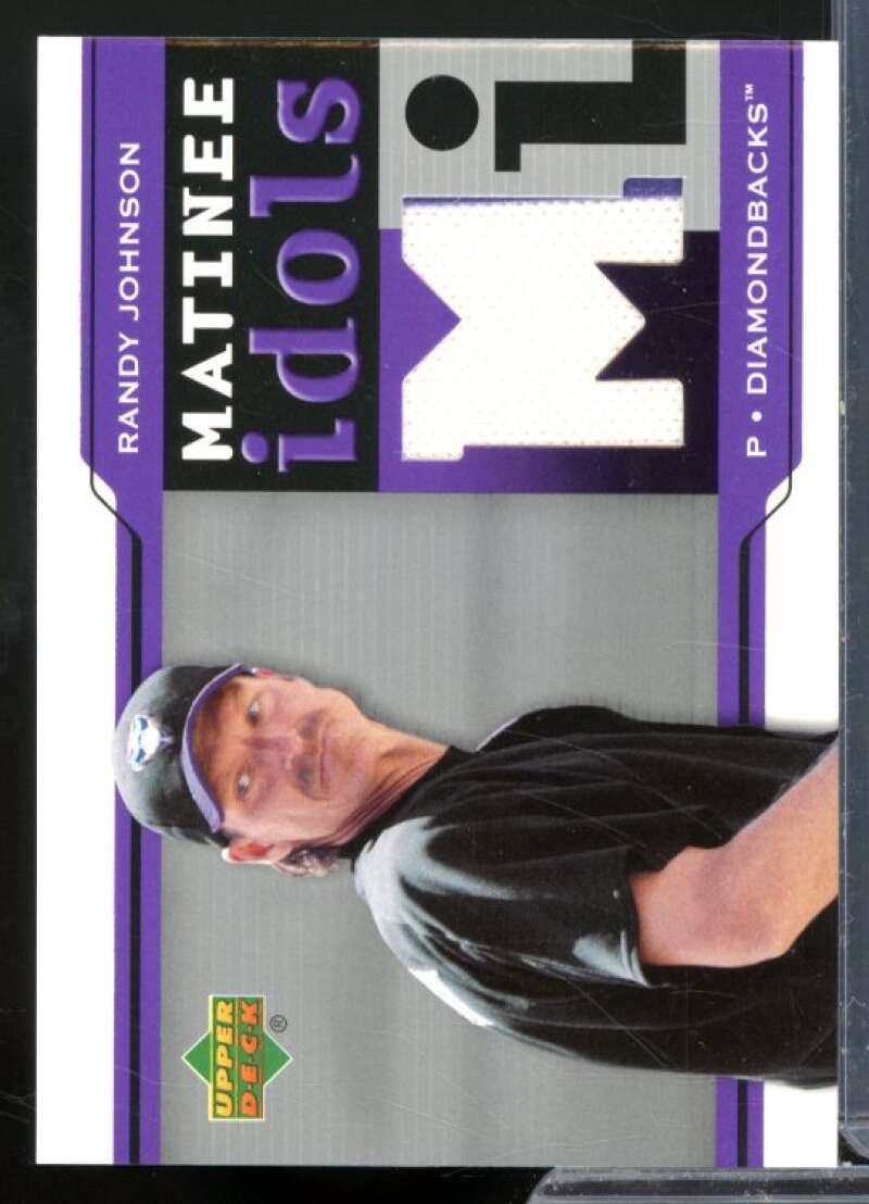 Randy Johnson Card 2005 Upper Deck Matinee Idols Jersey #RJ  Image 1