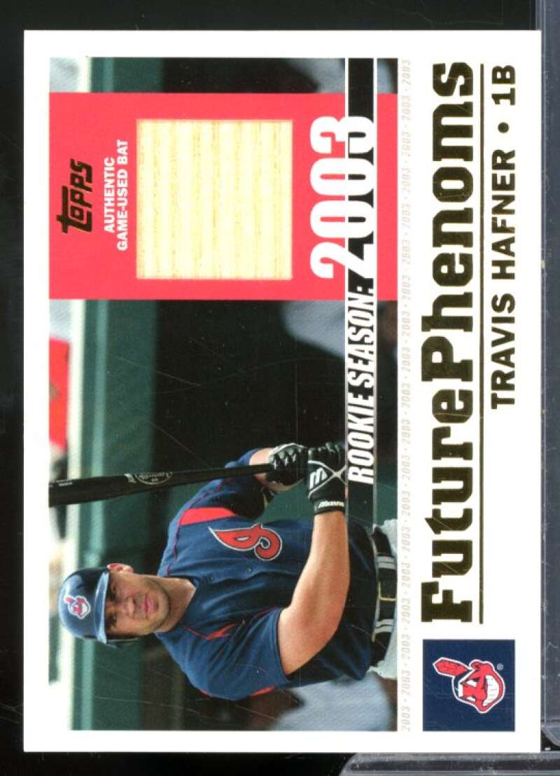 Travis Hafner Bat C Card 2003 Topps Traded Future Phenoms Relics #TH  Image 1