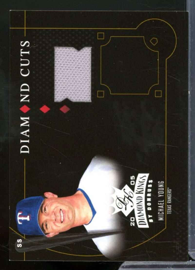 Michael Young Card 2005 Diamond Kings Diamond Cuts Jersey #DC33  Image 1