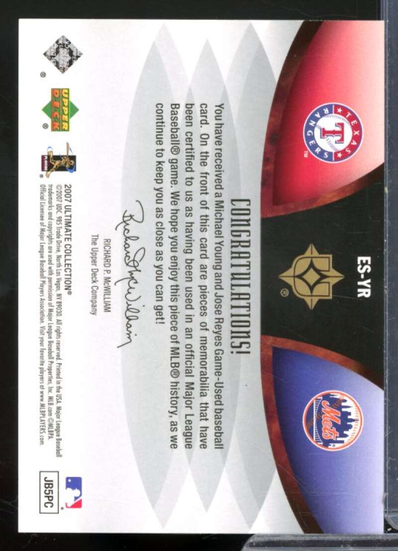 M. Young/ Reyes 2007 Ultimate Collection Ultimate Ensemble Dual Swatches #YR  Image 2