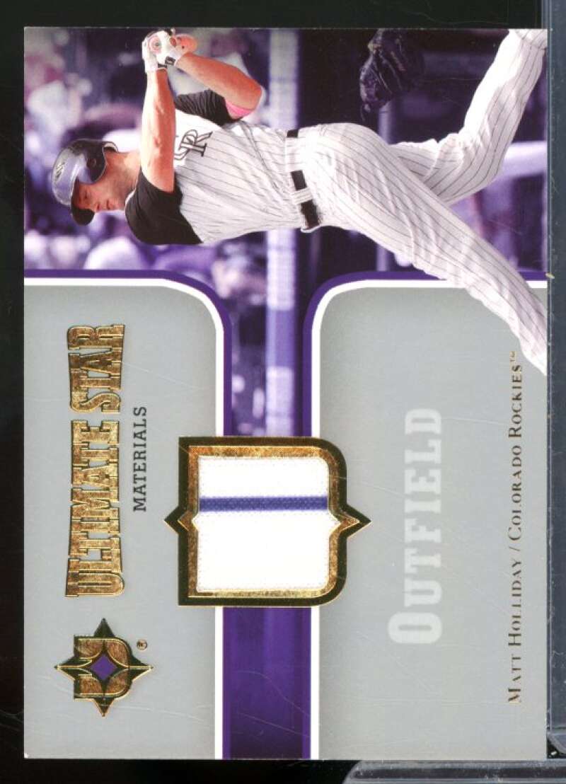 Matt Holliday Card 2007 Ultimate Collection Ultimate Star Materials #MH  Image 1
