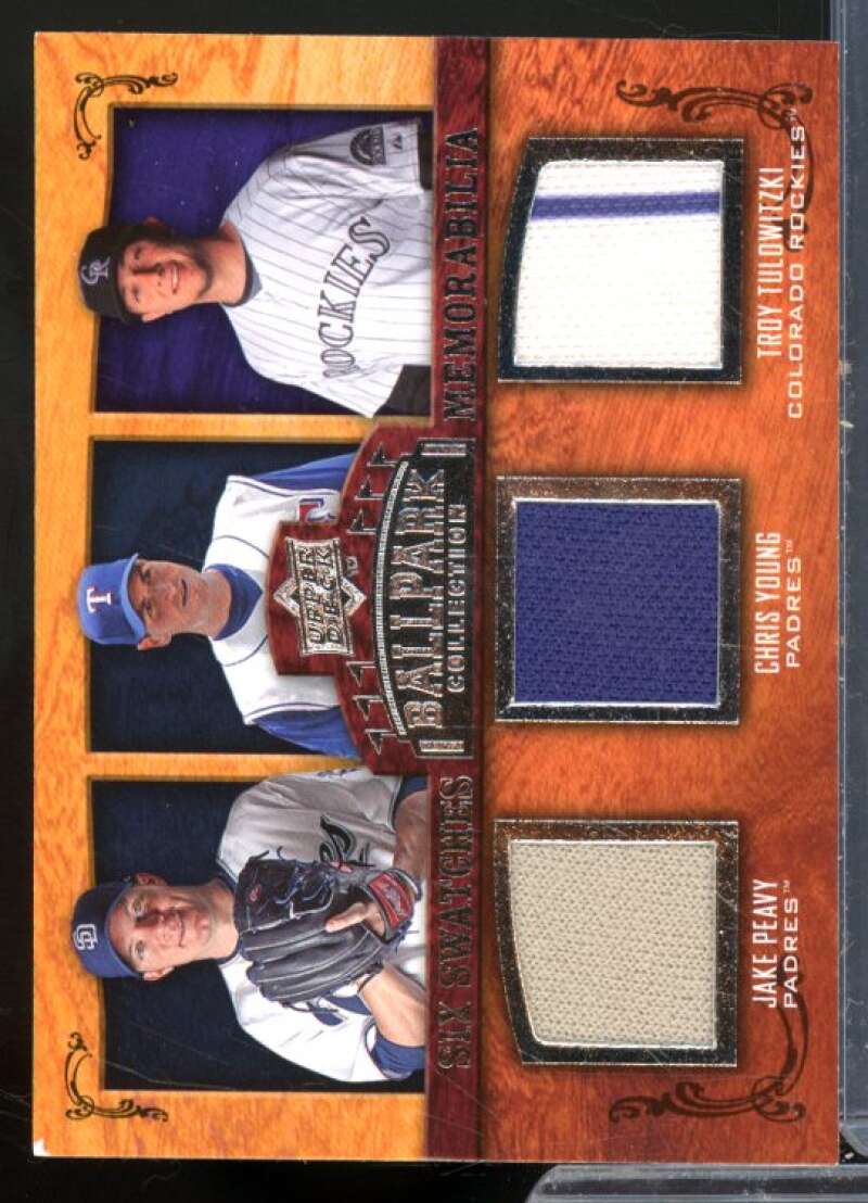 Peavy/Young/Tulowitzki/Francis/Cain/Rowand 2008 UD Ballpark Collection #288  Image 1