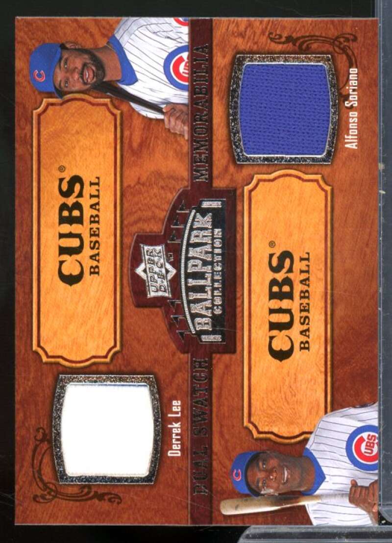 Derrek Lee/Alfonso Soriano Card 2008 Upper Deck Ballpark Collection #194  Image 1