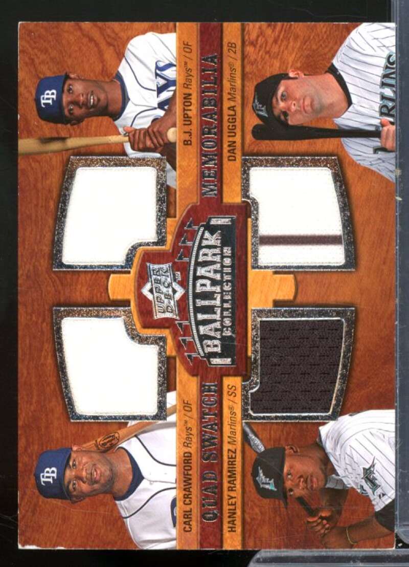 Carl Crawford/B.J. Upton/Ramirez/Uggla 2008 Upper Deck Ballpark Collection #248  Image 1