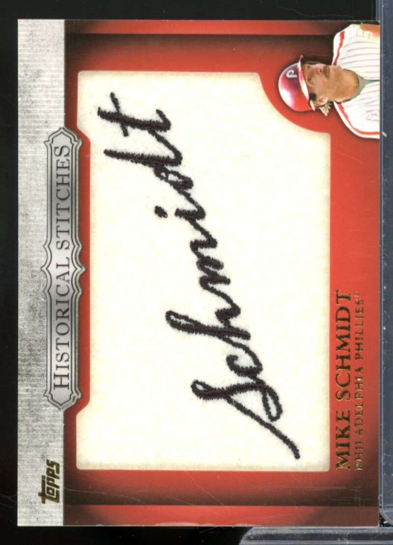 Mike Schmidt Card 2012 Topps Historical Stitches #MS  Image 1
