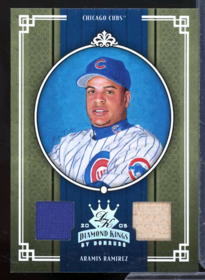 Aramis Ramirez Bat-Jsy Card 2005 Diamond Kings Materials Silver #49  Image 1