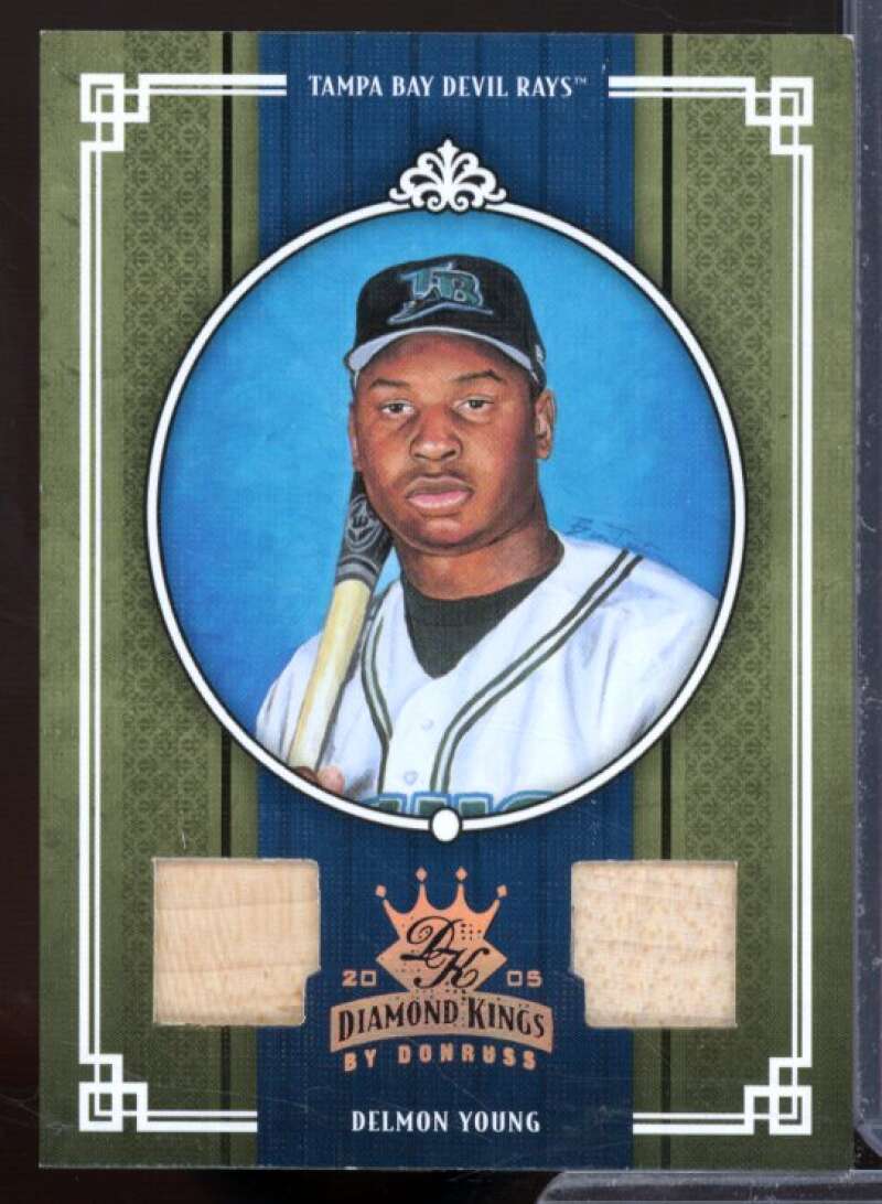 D. Young Bat-Bat Card 2005 Diamond Kings Materials Bronze #401  Image 1