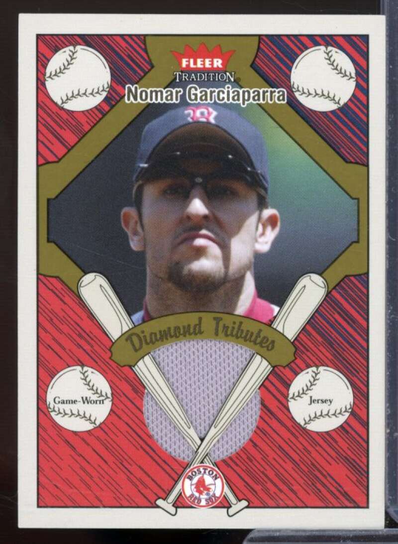 Nomar Garciaparra Card 2004 Fleer Tradition Diamond Tributes Game Jersey #NG  Image 1