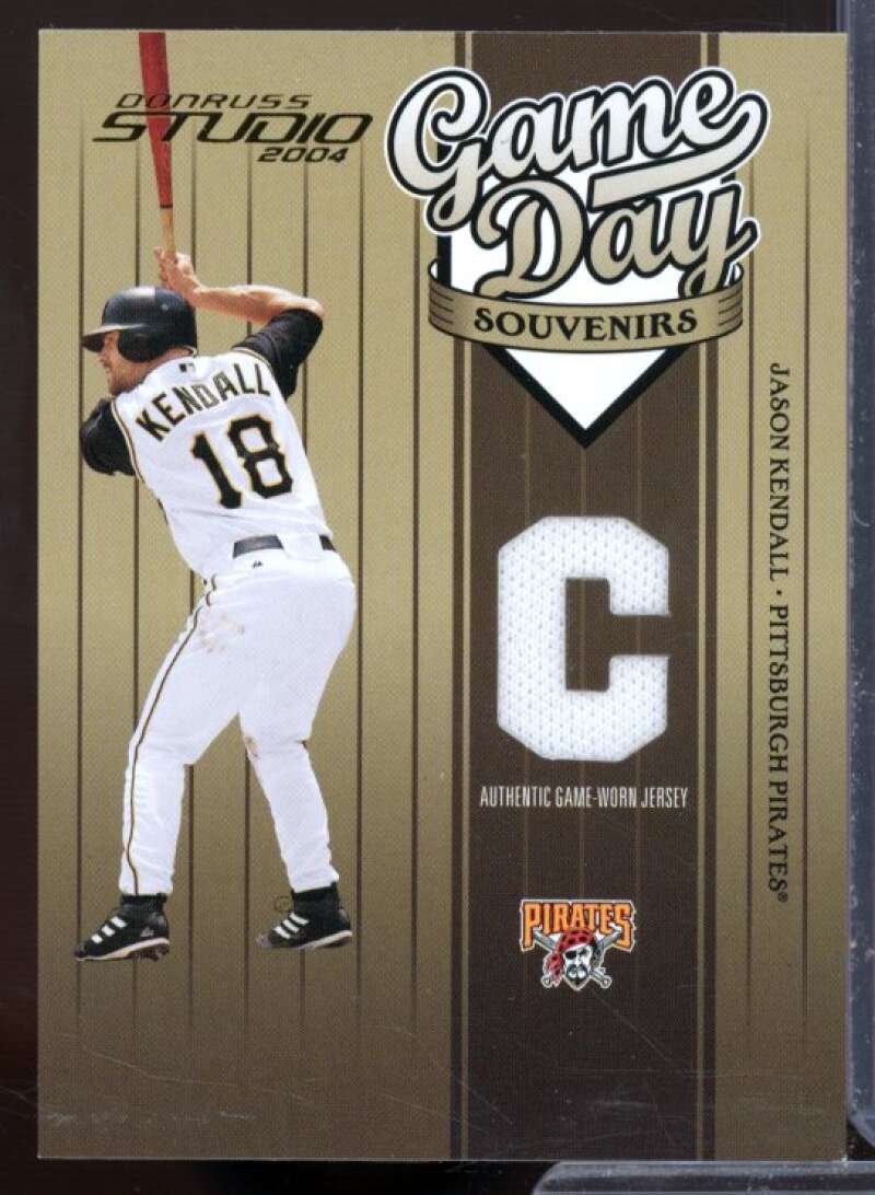 Jason Kendall Jsy Card 2004 Studio Game Day Souvenirs Position #67  Image 1