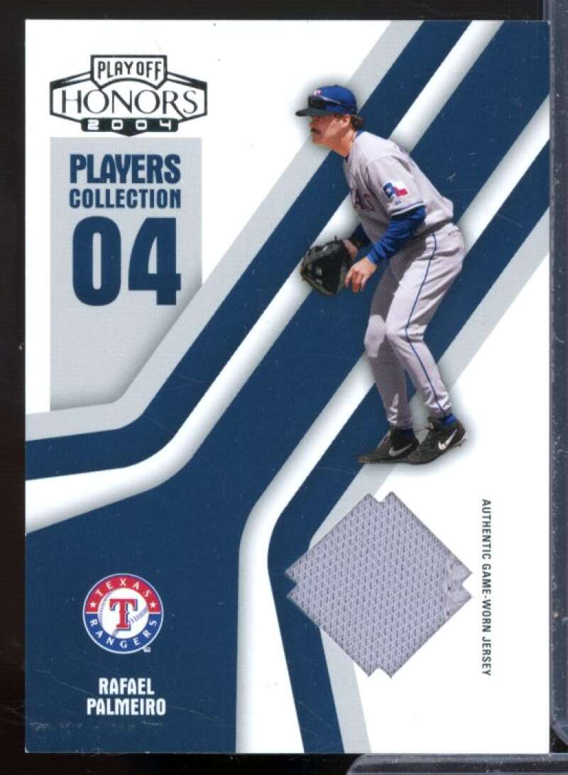 Rafael Palmeiro Gray 2004 Playoff Honors Players Collection Jersey Blue #72  Image 1