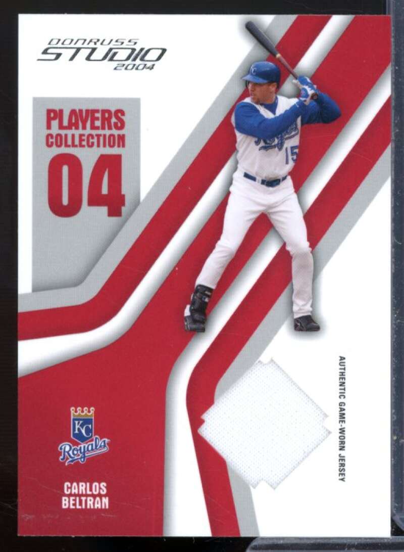 Carlos Beltran Card 2004 Studio Players Collection Jersey #14  Image 1
