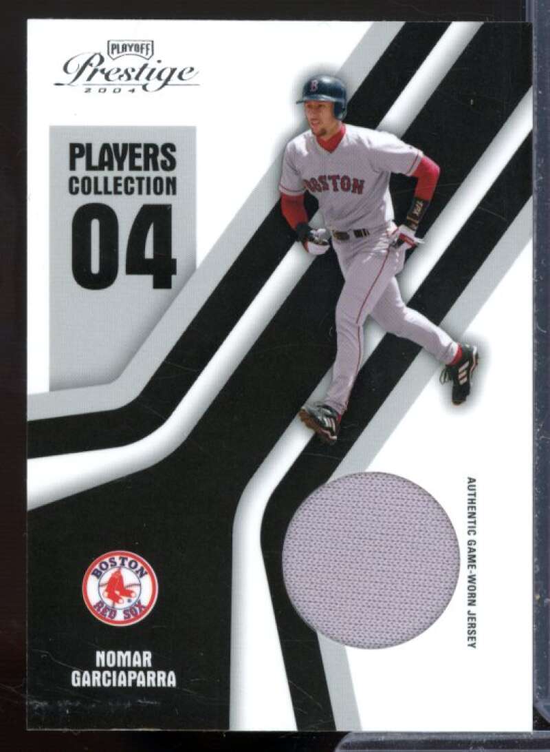Nomar Garciaparra Gray Card 2004 Playoff Prestige Players Collection Jersey #64  Image 1