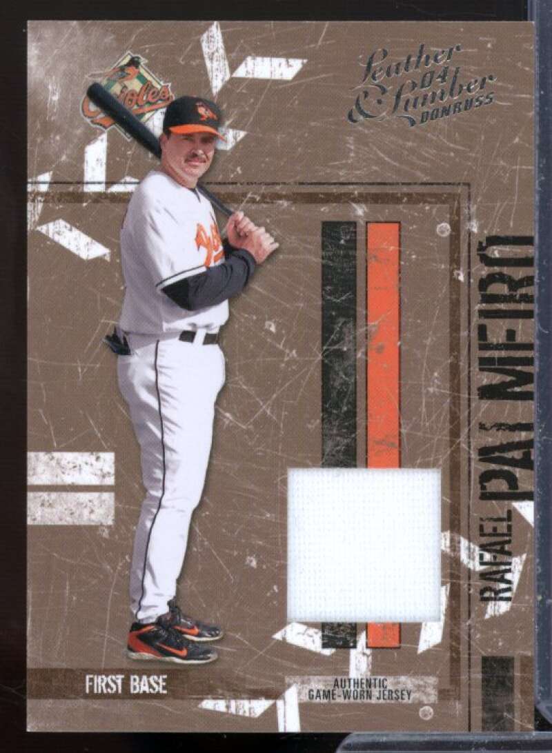 Rafael Palmeiro Card 2004 Leather and Lumber Materials Jersey #23  Image 1