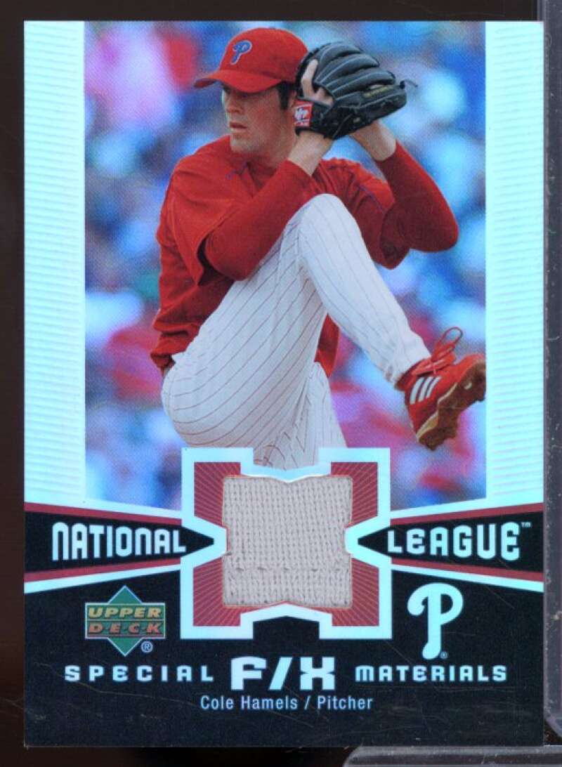 Cole Hamels Jsy Card 2006 Upper Deck Special F/X Materials #CH  Image 1