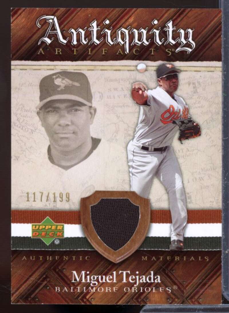 Miguel Tejada Card 2007 Artifacts Antiquity Artifacts Gold #TE  Image 1