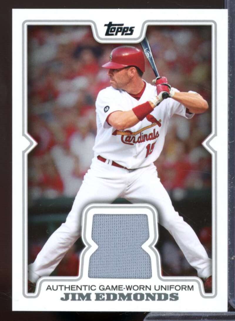 Jim Edmonds Card 2008 Topps Retail Relics #JE  Image 1