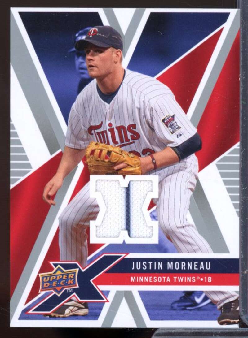 Justin Morneau Card 2008 Upper Deck X Memorabilia #MO  Image 1