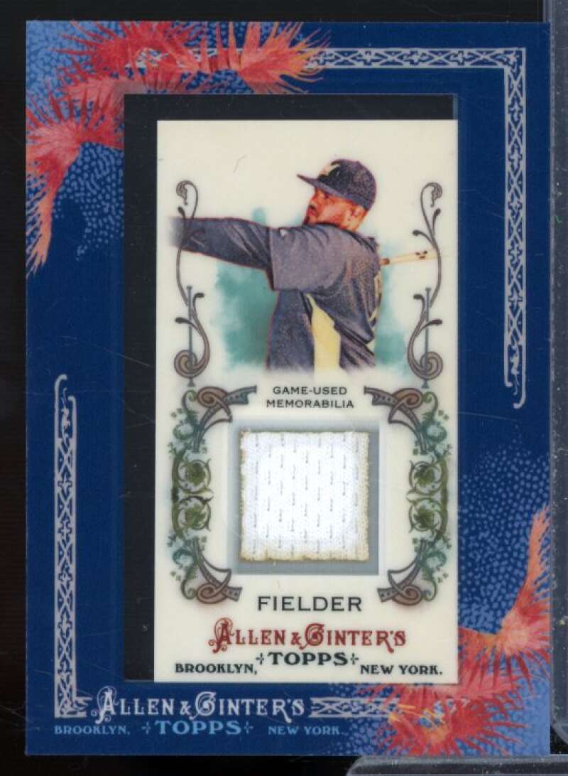 Prince Fielder Card 2011 Topps Allen and Ginter Relics #PF  Image 1