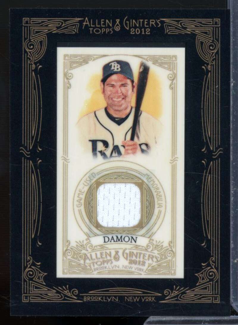 Johnny Damon Card 2012 Topps Allen and Ginter Relics #JDA  Image 1