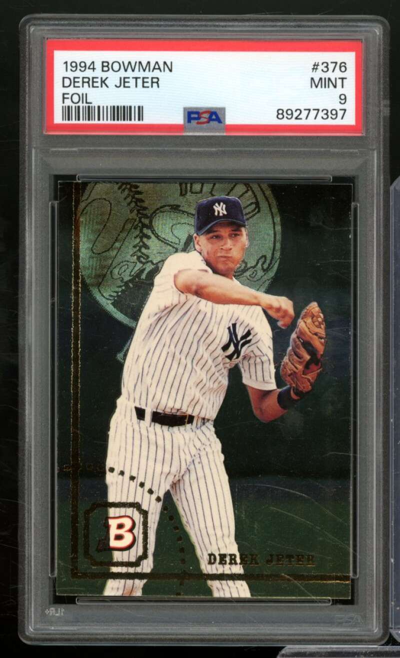 Derek Jeter FOIL Card 1994 Bowman #376 PSA 9 Image 1