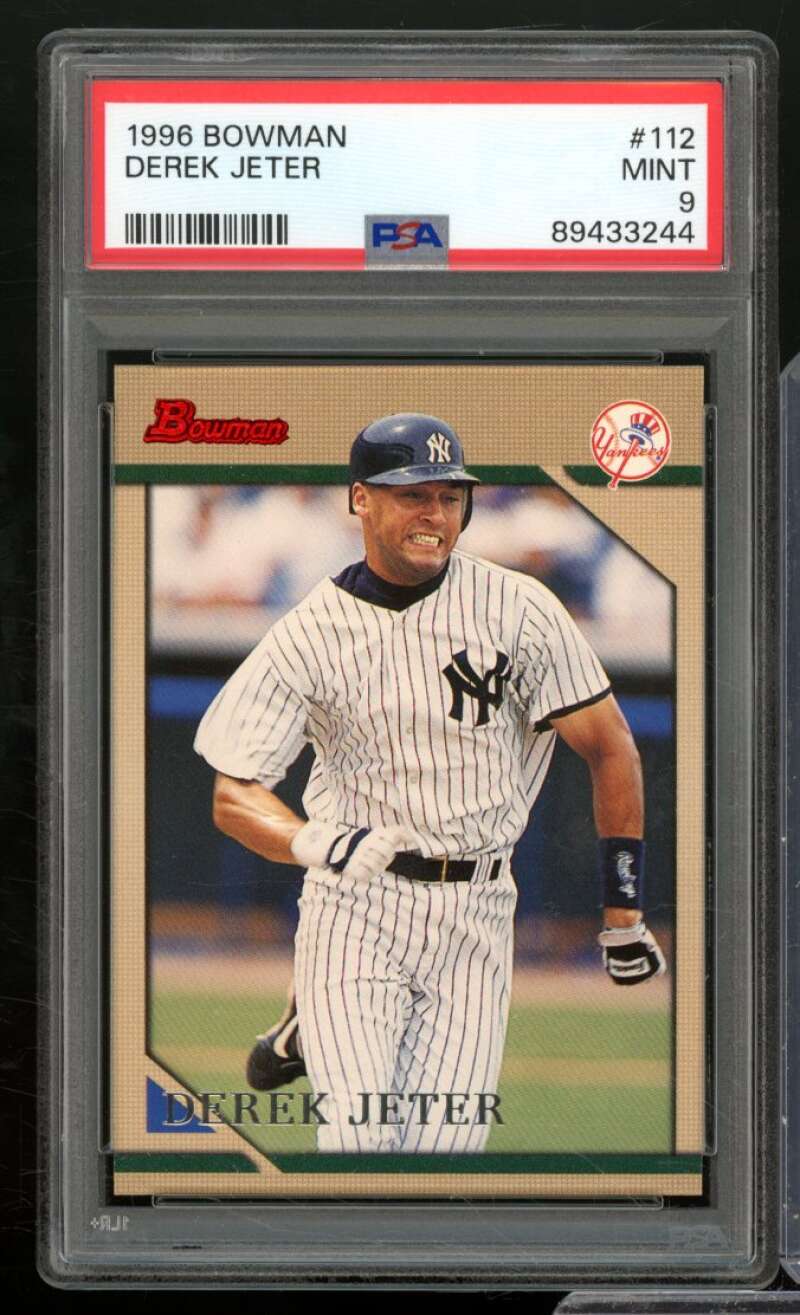 Derek Jeter Card 1996 Bowman #112 PSA 9 Image 1