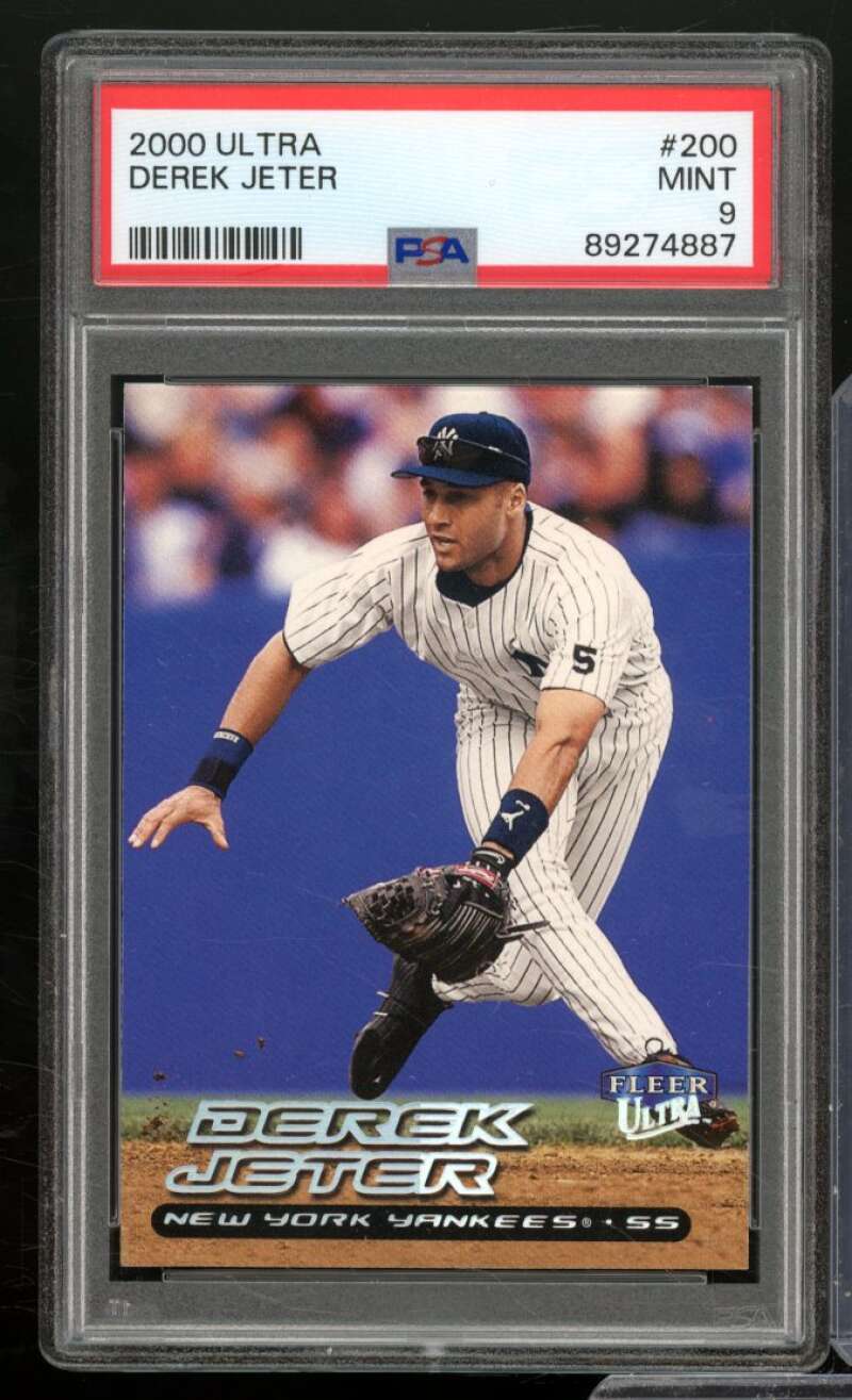 Derek Jeter Card 2000 Ultra #200 PSA 9 Image 1