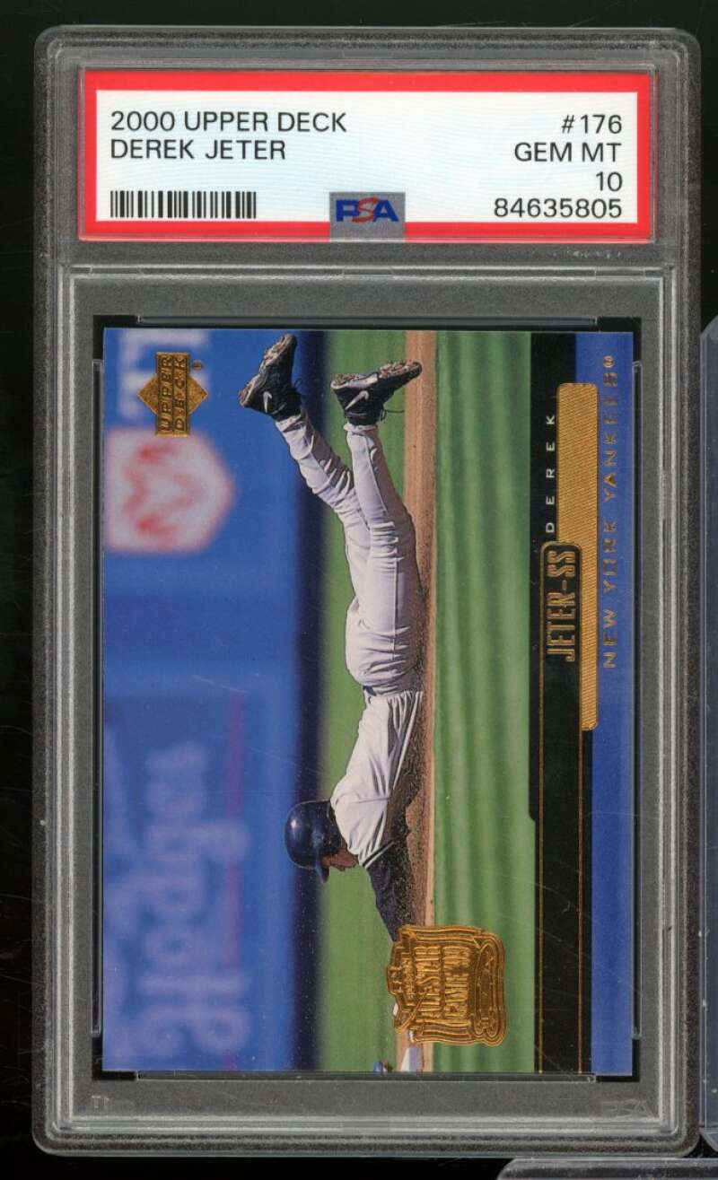 Derek Jeter Card 2000 Upper Deck #176 PSA 10 Image 1