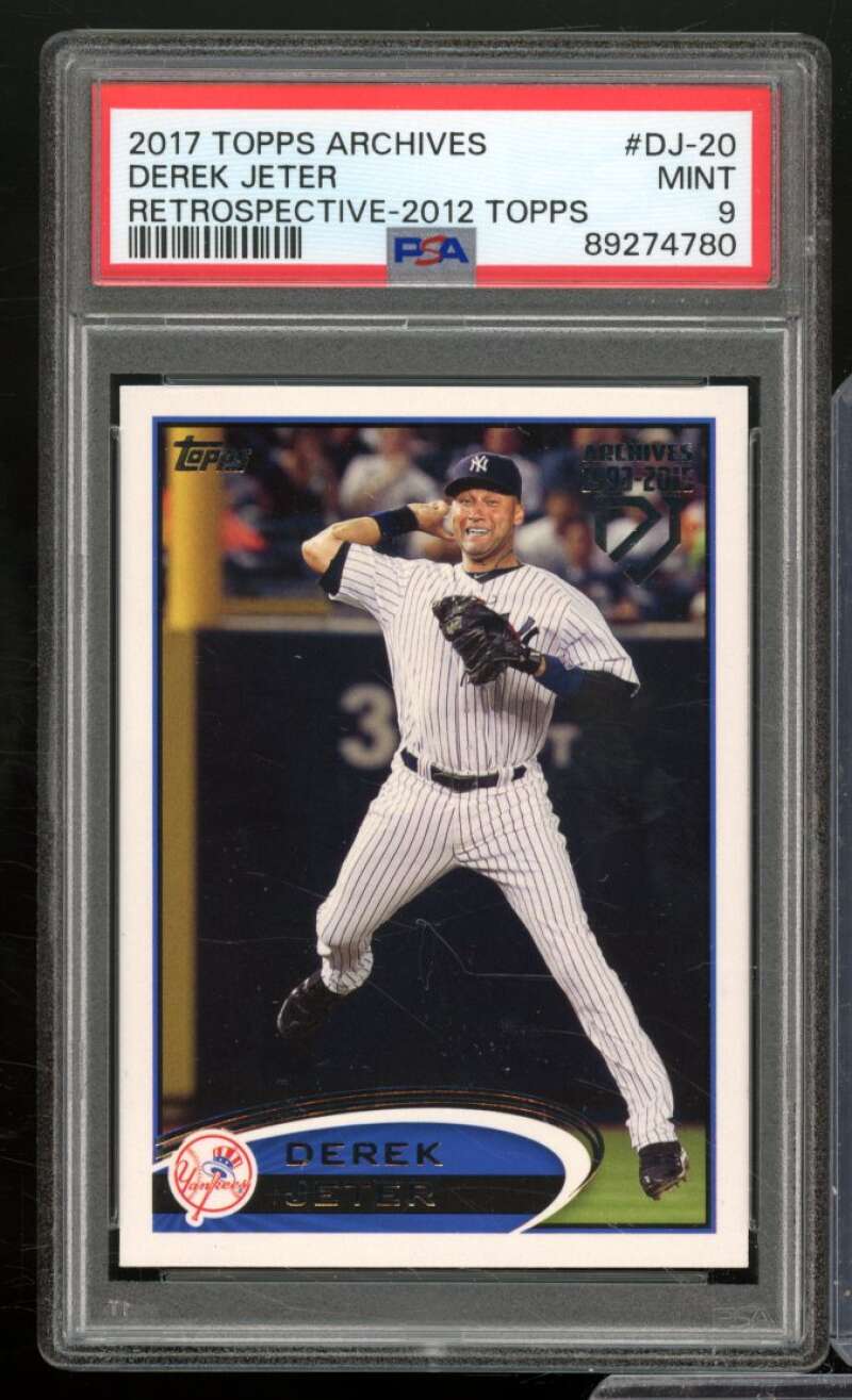 Derek Jeter Card 2017 Topps Archives Retrospective #DJ-20 PSA 9 Image 1