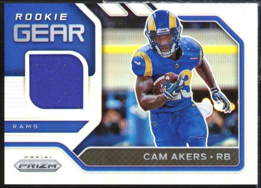 Cam Akers Rookie Card 2020 Panini Prizm Rookie Gear #6  Image 1