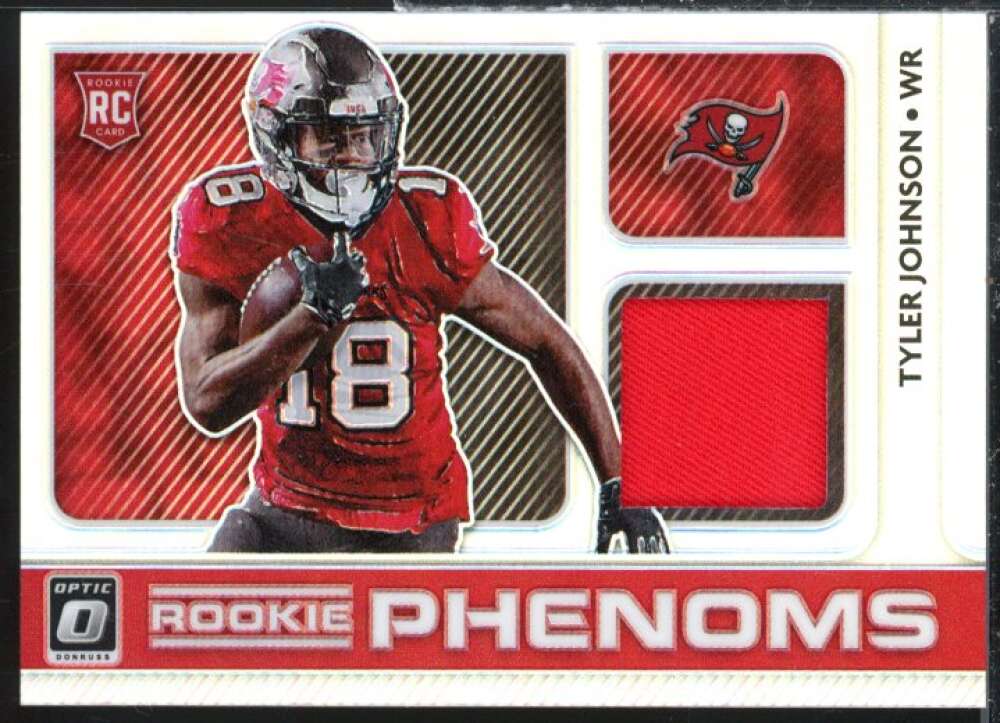 Tyler Johnson 2020 Donruss Optic Rookie Phenoms Jerseys Horizontal Red Hyper #42  Image 1