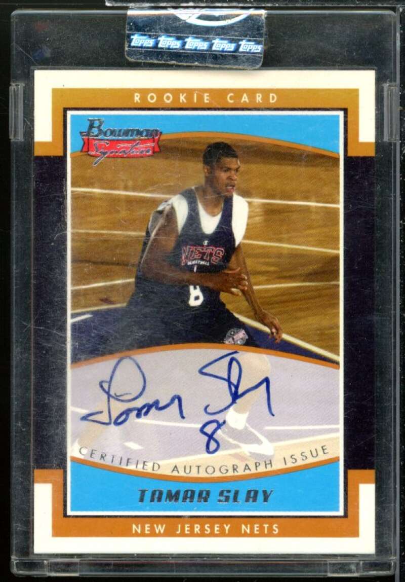 Tamar Slay AU Rookie Card 2002-03 Bowman Signature Edition #SETS  Image 1