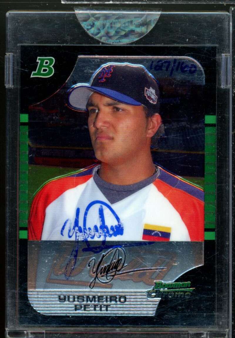 Yusmeiro Petit 05 BCDP Card 2006 Bowman Originals Buyback Autographs #893  Image 1